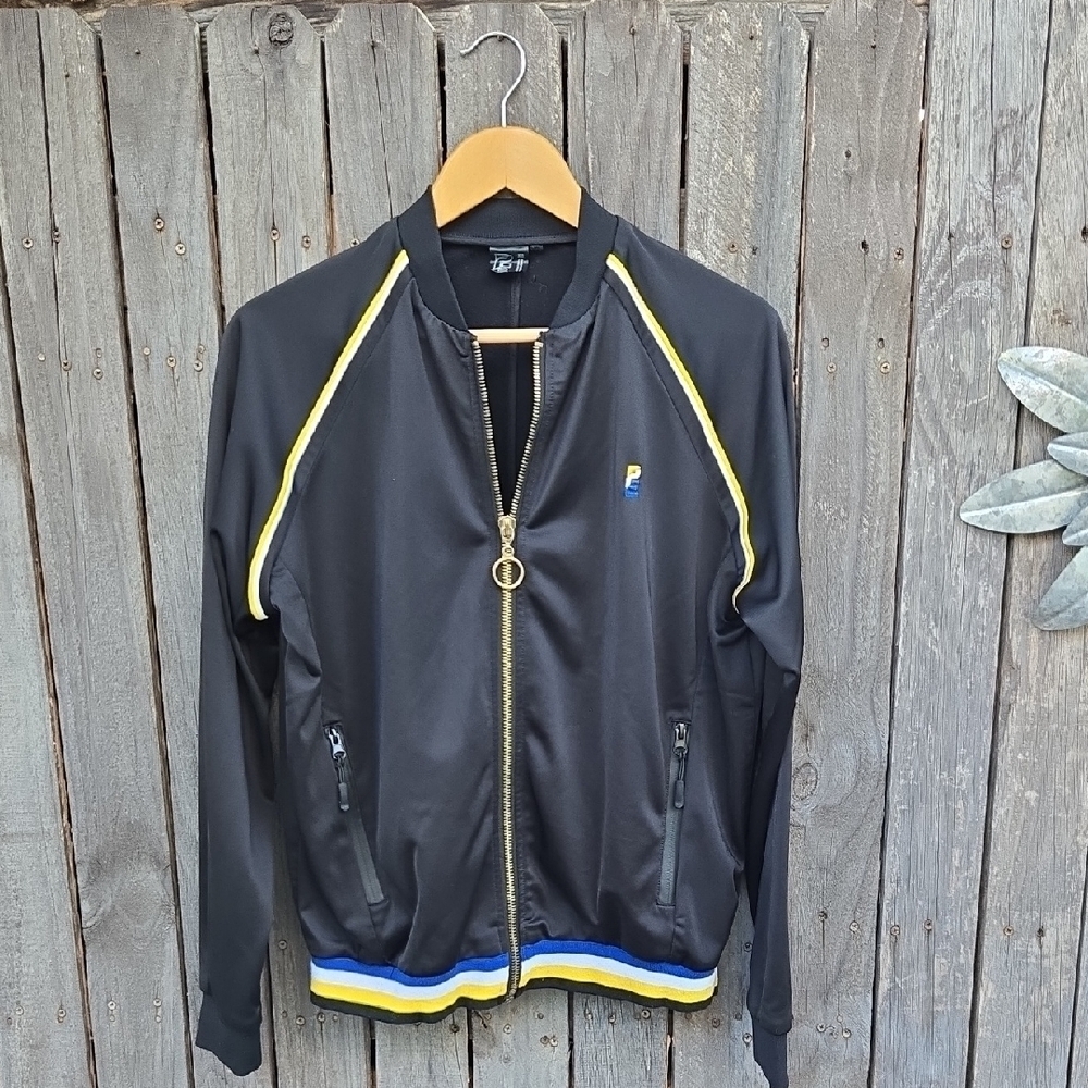 P. E NATION Black and Yellow Zip-Up Jacket